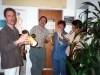Feier des Bundesverdienstkreuzes in der Ambulanz 1995