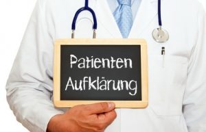 Patienten Aufklärung