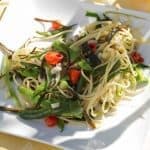 Meeresgemüse und Algen als Bestandteil unserer Ernährung Spaghetti mit Haricot de mer © Dr. Barbara Rias-Bucher
